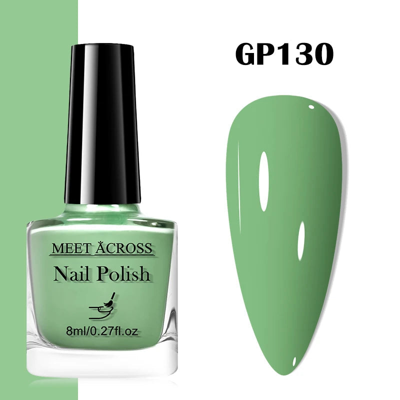 48 Colors Nail Polish Quick Dry No-bake Lasting Water-based Tearable Manicure Not Easy To Fade Semi-permanent Varnish Nail Art Good Vibrations