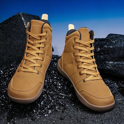 boots men outdoor walking shoes Wide-Toe-Box Barefoot Shoes for Men boots men flats Comfortable casual shoes men mocassin Good Vibrations