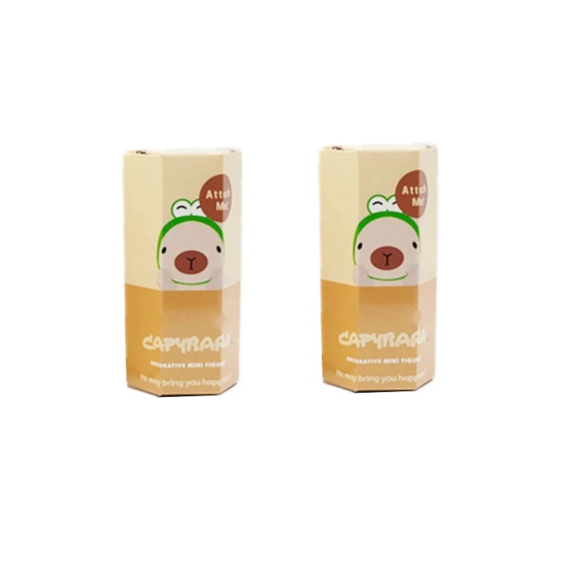 New Sonny Ange small capybara animal blind box Capybara Papa doll hand-made doll ornaments car navigation screen decoration Good Vibrations