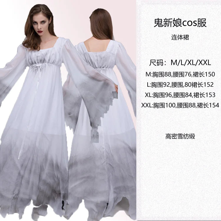 Women Halloween Vampire couple uniform Purim Cosplay Costumes men Horror Ghost Dead Zombie Corpse Bride costume Dress adult Good Vibrations