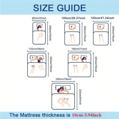 NewestFoldable Lightweight Portable Sleeping Pad/Tatami Mat Japanese Futon Mattress  Soft Fabric,Easy Storage & Travel Mattress Good Vibrations