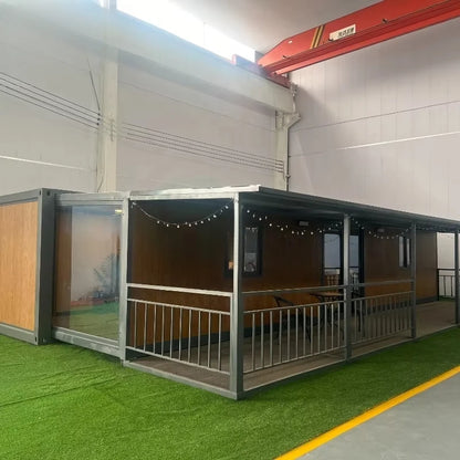 Expandable Container House 20 40ft Casa Prefabricada Vivienda Luxury Prefabricated Modular House 2-4 Bedrooms Prefab Tiny Homes Good Vibrations