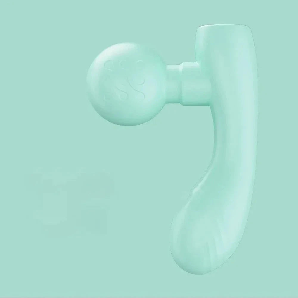 New Mini Fascia Tool Vibrating Fast Rechargeable Dual Head Both Portable Muscle Relaxation Full Body Universal Massage Artifact Good Vibrations