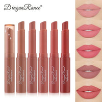 Nude Matte Lipstick Waterproof Lip Sticks Not Fading Sexy Red Velvet Lipsticks for Women Make Up Long Lasting Lip Cosmetics Good Vibrations