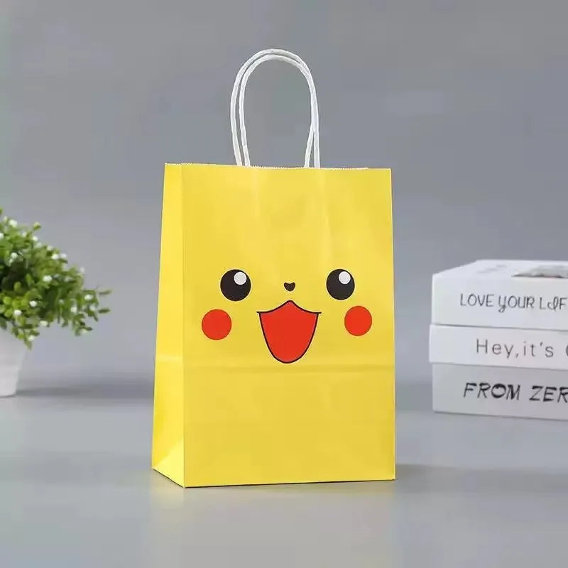 Pokemon Birthday Party Supplies Pikachu Decoration Banner Balloons Tableware Set Plates Napkins Baby Shower Children's Toy Gifts Good Vibrations