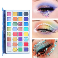 32 Colors Eye Shadow Plate Matte Eyeshadow Waterproof Long Lasting Make Up Pallet Shimmer Fashion Women Beauty Eyes Cosmetics Good Vibrations