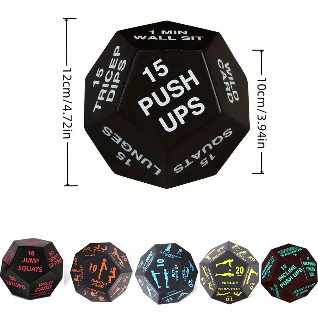 Fitness Game Dice PU Foam 12 Sides Rounded Numbers DiceEnjoy New Exercise Methods Anywhere Add Surprise Fun To Fitness Routine Good Vibrations