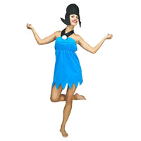 Wilma Flintstone Adult Costume  Men's The Flintstone's Barney Rubble Women's Costume Party Supplie Caveman Costume Good Vibrations