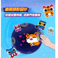 Bitzee Hamster Ball Electronic Pet Interactive Game Machine Virtual Feeding Toy for Kids Birthday Gifts Good Vibrations
