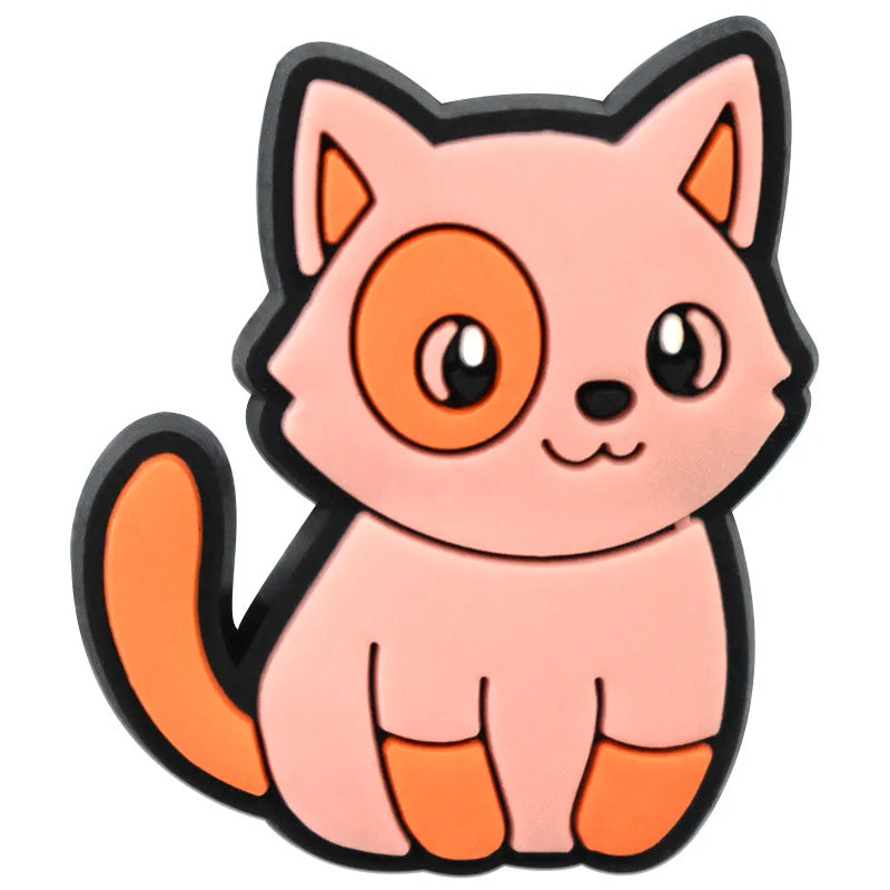 Shoe Charms for Crocs Accessories Cute cat Shoes Charm for Croc Decorations Pins Men Accessory Jeans Woman Clogs Clips Badges ﻿ Good Vibrations