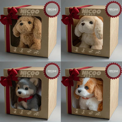 Robot Puppy That Acts Like Real Dog My Realistic Robotic AI Pet Dogs Electronic Interactive Stuffed Dogs For Barking Walking Good Vibrations
