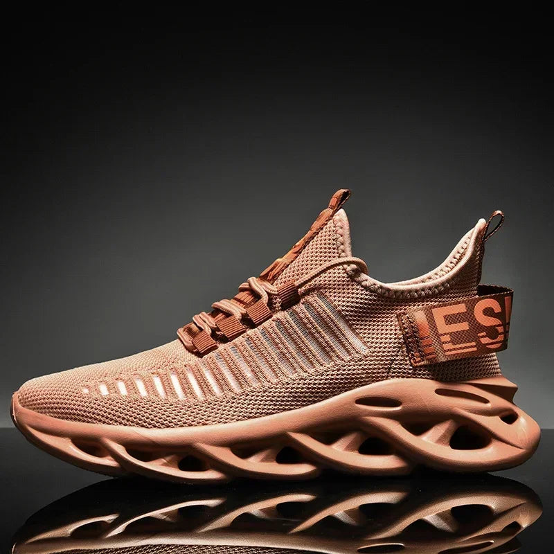 Men's Running Shoes Casual Fashion Mesh Breathable High-quality Luxury Design Tennis Shoes 2025 Casual Training Sneakers Women Good Vibrations