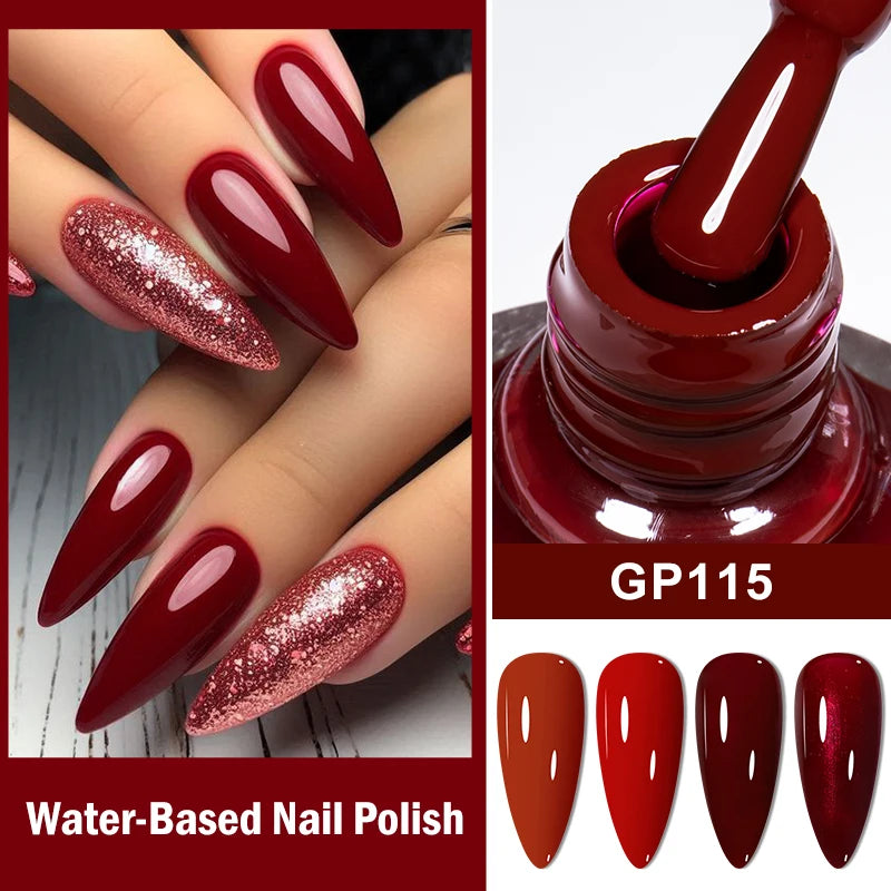 48 Colors Nail Polish Quick Dry No-bake Lasting Water-based Tearable Manicure Not Easy To Fade Semi-permanent Varnish Nail Art Good Vibrations