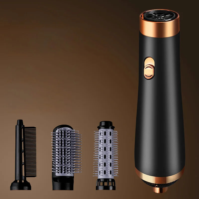 Hair Dryer Portable Comb lonic Hair Straightening Brush Hot Air Curling For Hair Roller Blow Dryer Quick Dry Hair Curler Curling Good Vibrations