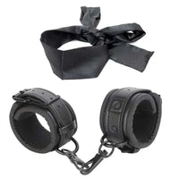 SM Erotic Leather Handcuffs Footcuffs Alternative Bondage Binding Handbuckles Footbuckles Erotic Products Bdsm Set for Couple GOOD Vibrations