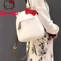 sanrio Hello Kitty New Women's Mini Backpack Luxury Brand Original Women's Backpack Cartoon Cute Casual Backpack High Quality Good Vibrations