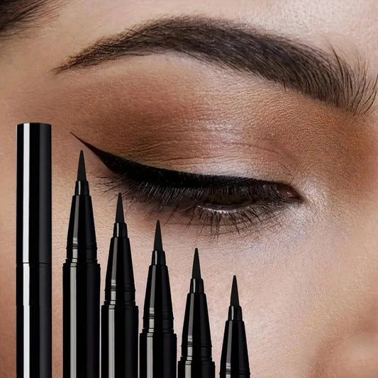 5pcs/set Waterproof Smudge-Proof Liquid Eyeliner, Quick-Dry & Long-Lasting Eye Makeup, Easy To Apply On Lower Lashes Good Vibrations