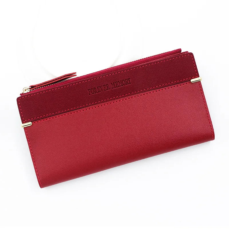 Long Purses For Women Wallet New Fashion Long Coin Purse Card Holder Small Ladies Wallet Female Hasp Mini Clutch billetera bolas Good Vibrations