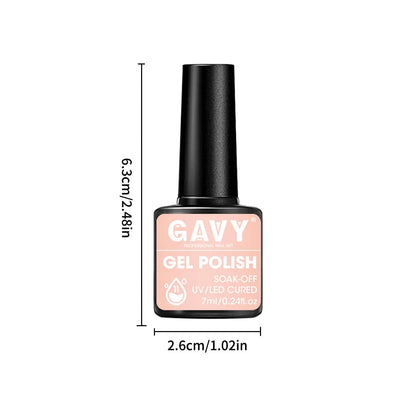 GAVY 6-piece quick-drying nail polish set, with high glossiness, perfect for DIY manicures at home or in the salon. Good Vibrations