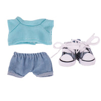 Doll Clothes Set For labubu 17cm Plush Doll Accessories Girl's Toys Birthday And Christmas Gifts - Good Vibrations