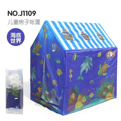 Portable Folding Game Tent Portable Kids Tent Folding s Play House Large Playhouse Indoor Outdoor Christmas Birthday Gifts New Good Vibrations