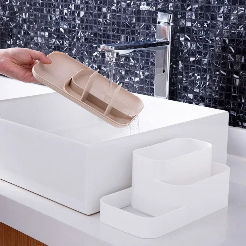 Large Capacity Cosmetic Storage Box Cosmetic Drawer Dressing Table Container Jewelry Nail Polish Makeup Sundries Storage Box Good Vibrations