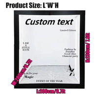 Weddings Photography Background decoration Props PVC magazine photo booth backdrop party event  led photo booth with led Good Vibrations