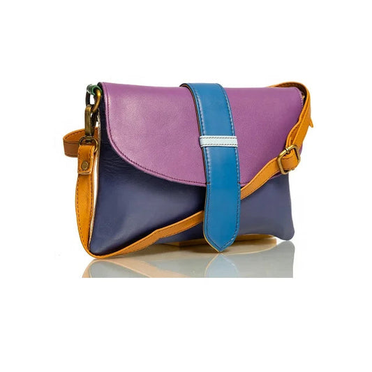2026 New Arrival Women Fashion Small Square Bag Colorful Adjustable Shoulder Bag Tassel Genuine Leather Crossbody Bag For Ladies Good Vibrations