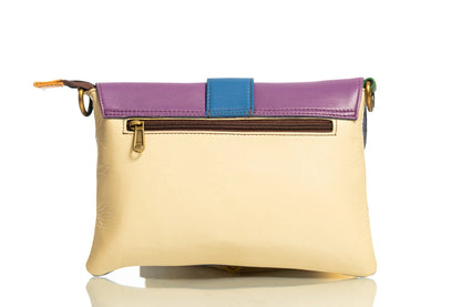 2026 New Arrival Women Fashion Small Square Bag Colorful Adjustable Shoulder Bag Tassel Genuine Leather Crossbody Bag For Ladies Good Vibrations
