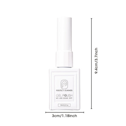 Perfect Summer Gel Nail Polish Set, 12 Colors Gel Polish Soak Off Pale Pink Nail Polish Gel Nude Purple Blue Green Gel Nail Kit All Seasons Nail Art Manicure Gifts DIY Home Good Vibrations