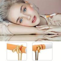 3 Elegant Blunt Ring Clips - 0, 67 Inch Brass Finger Joint Clips with Rose Design, 3 Styles (Bee, Rose, Palm) for Men & Women, Durable Tobacco Accessories for Cigarettes, Vape, and Smoking, Smoking Accessories, Cigarette Acce Good Vibrations