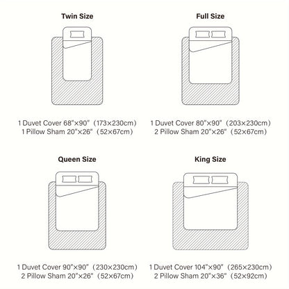 SLEEPBELLA Duvet Cover, 400 Thread Count Cotton Grey Branches and Yellow Flower Reversible Comforter Cover Good Vibrations