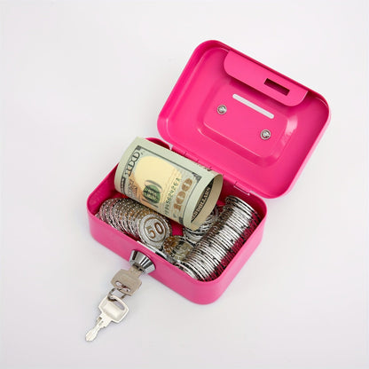 1pc Metal Keylock Storage Box, Money Box, Adult Deposit Box, Coin Deposit Box, Adult Deposit Box, Deposit Box, Cash Register 4.5 * 3.8* 2.3"/11.5 * 9.9 * 5.8cm Good Vibrations Adult Super Store