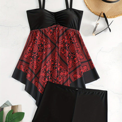 [Sexy Swimsuit] Sexy Plus Size Women's One-Piece Printed Swimsuit | Printed Swimwear Good Vibrations