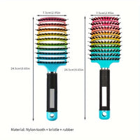 1pc Magic Scalp Massage Hair Brush for Women - Professional Detangling Tool for Wet Curly Hair - Hairdressing Tool, Detangling Brush, Ergonomic Handle, Durable Bristles, Salon Professionals, Styling Accessory, Sleek Design, S Good Vibrations