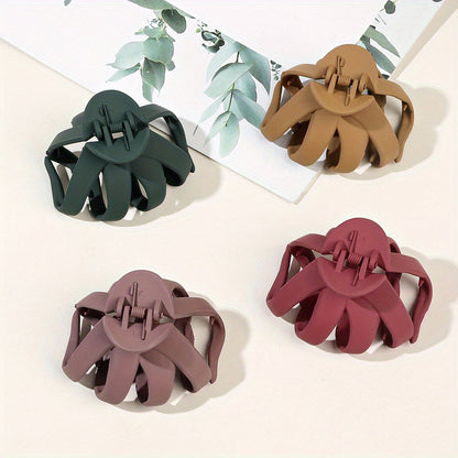 9pcs/4pcs/1pc Frosted Octopus Hair Clip Good Vibrations