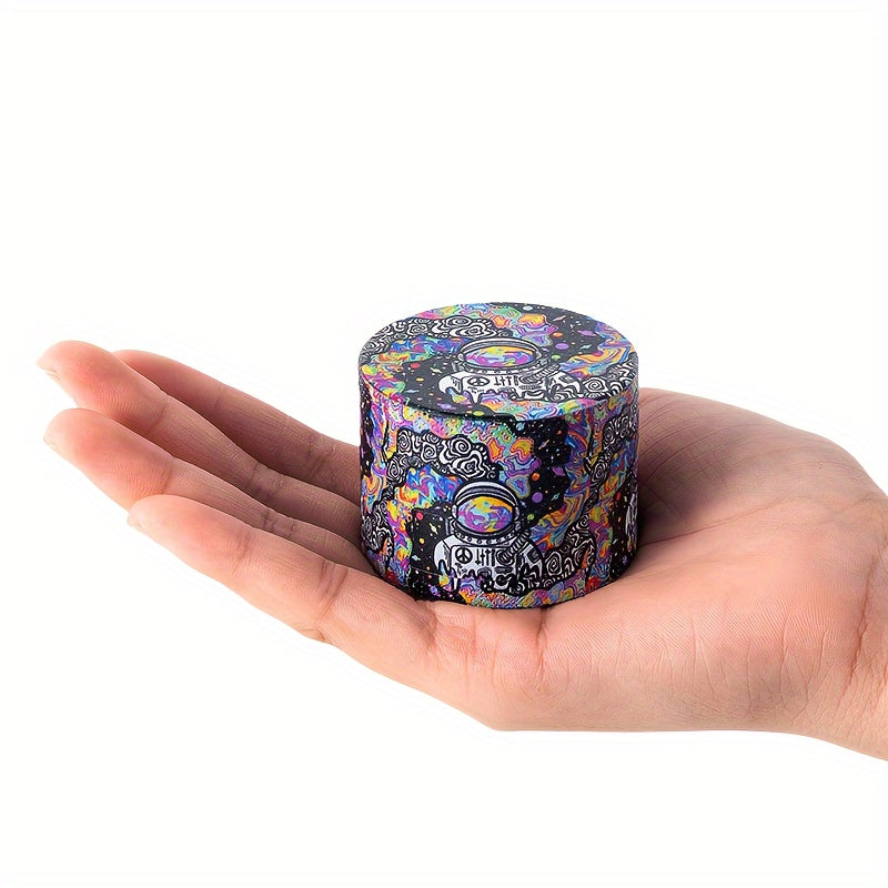1pc Creative Metal Spice Grinder - Tobacco Grinder with Herb Crusher Function for Kitchen and Household - Perfect Valentine's Day and New Year's Gift Good Vibrations