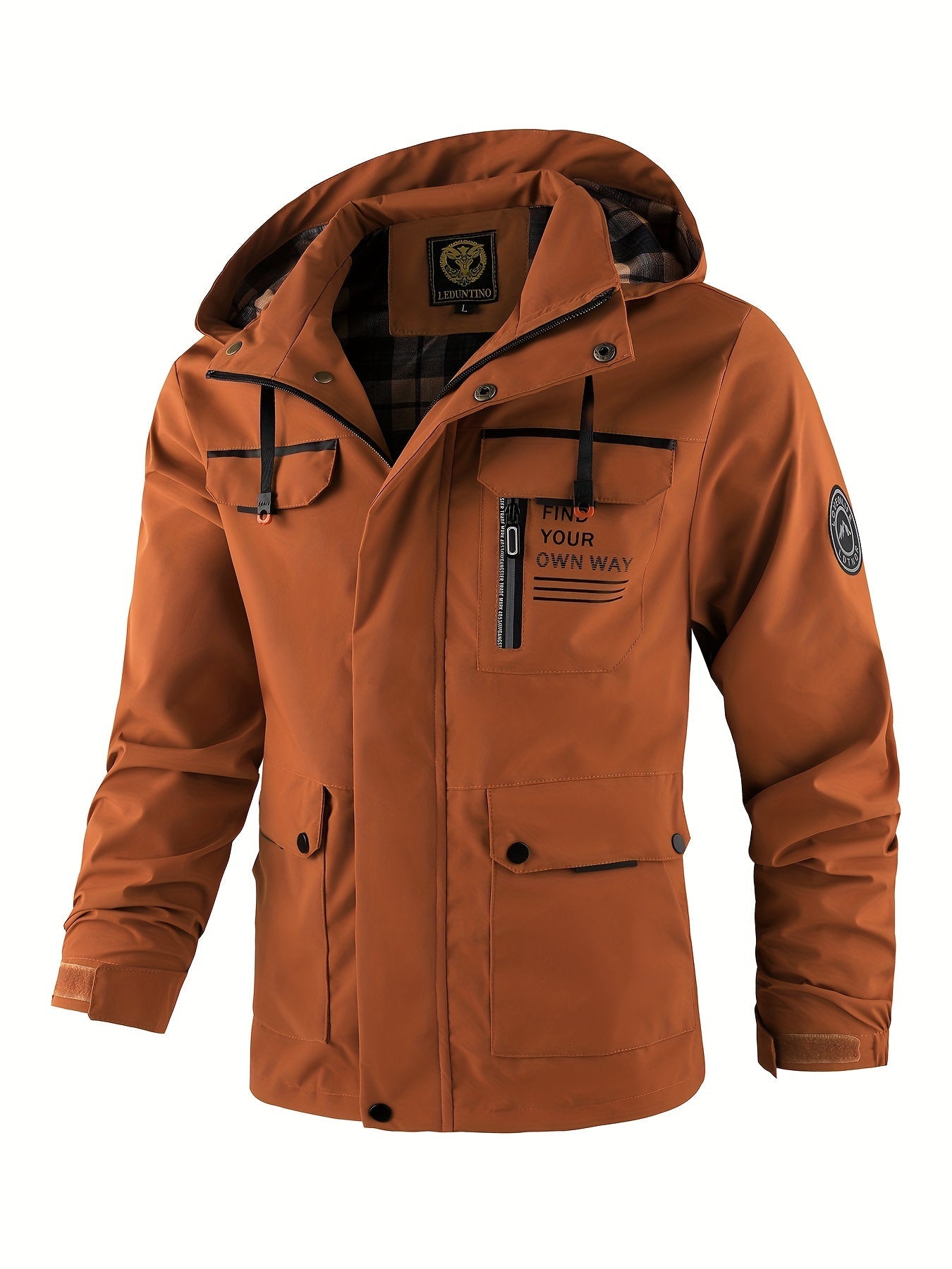New Men's Fashion Casual Windbreaker Jacket, Spring Outdoor Thin Jacket Good Vibrations