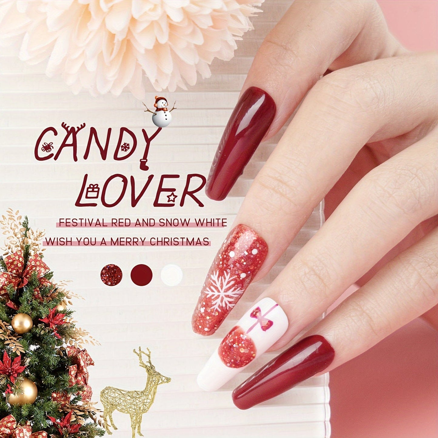 Candy Lover Gel Nail Polish, 25 Pcs Neon Bright Gel Nail Polish Set With Base Top Coat Matte Coat, Soak Off Gel Polish, UV Nail Polish Set, Pink Purple Glitter Red White Gel Colors Good Vibrations