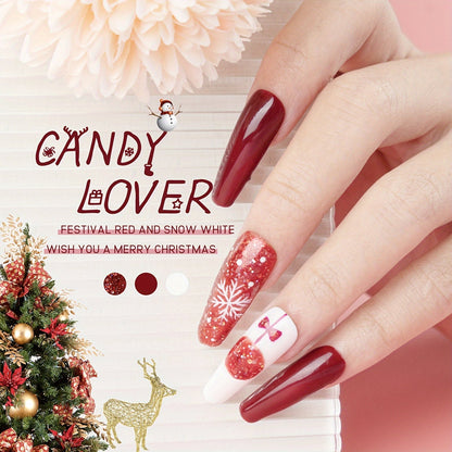 Candy Lover Gel Nail Polish, 25 Pcs Neon Bright Gel Nail Polish Set With Base Top Coat Matte Coat, Soak Off Gel Polish, UV Nail Polish Set, Pink Purple Glitter Red White Gel Colors Good Vibrations