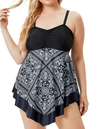 [Sexy Swimsuit] Sexy Plus Size Women's One-Piece Printed Swimsuit | Printed Swimwear Good Vibrations