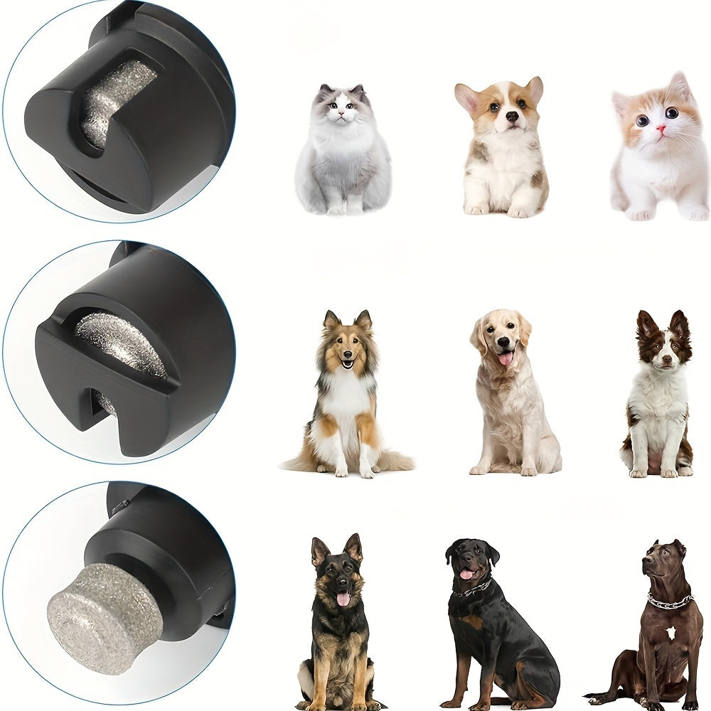 1 Powerful Pet Nail Trimmer - Ultra-Effective Trimming with Advanced Electric Claw Grinder Technology and Safe Nail Clipping - Perfect for Small to Medium-Sized Furry Friends, Long-Lasting Built-in Lithium-Ion Battery, Conven Good Vibrations