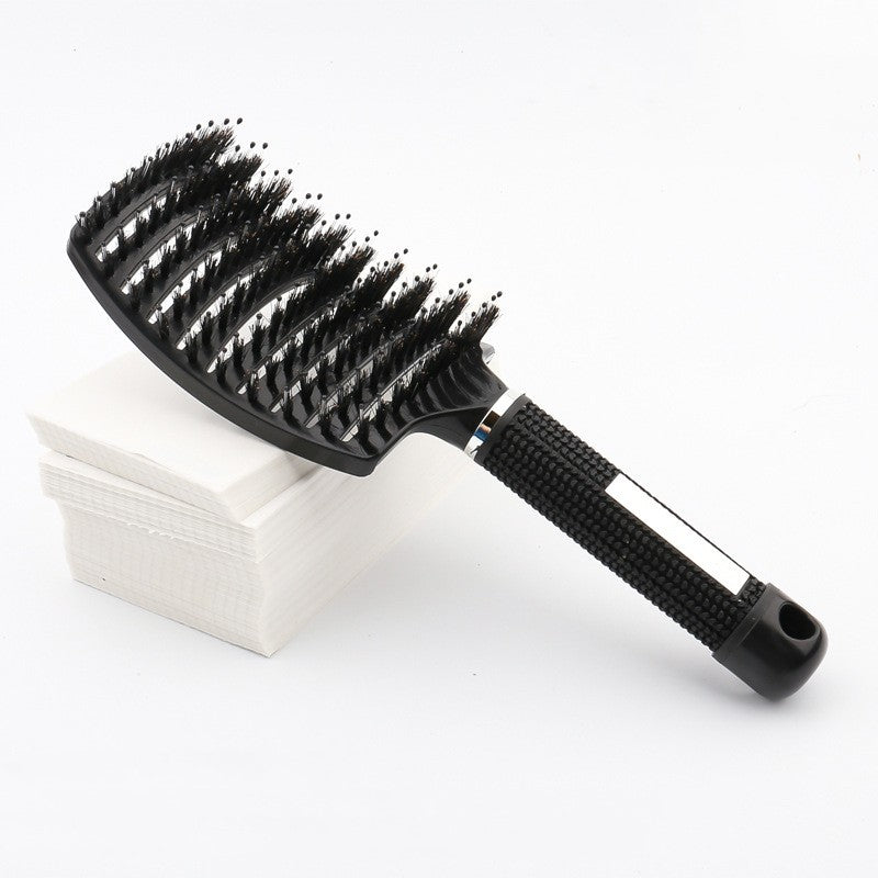 1pc Magic Scalp Massage Hair Brush for Women - Professional Detangling Tool for Wet Curly Hair - Hairdressing Tool, Detangling Brush, Ergonomic Handle, Durable Bristles, Salon Professionals, Styling Accessory, Sleek Design, S Good Vibrations