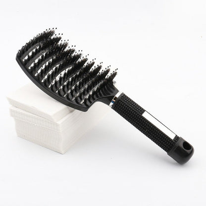 1pc Magic Scalp Massage Hair Brush for Women - Professional Detangling Tool for Wet Curly Hair - Hairdressing Tool, Detangling Brush, Ergonomic Handle, Durable Bristles, Salon Professionals, Styling Accessory, Sleek Design, S Good Vibrations