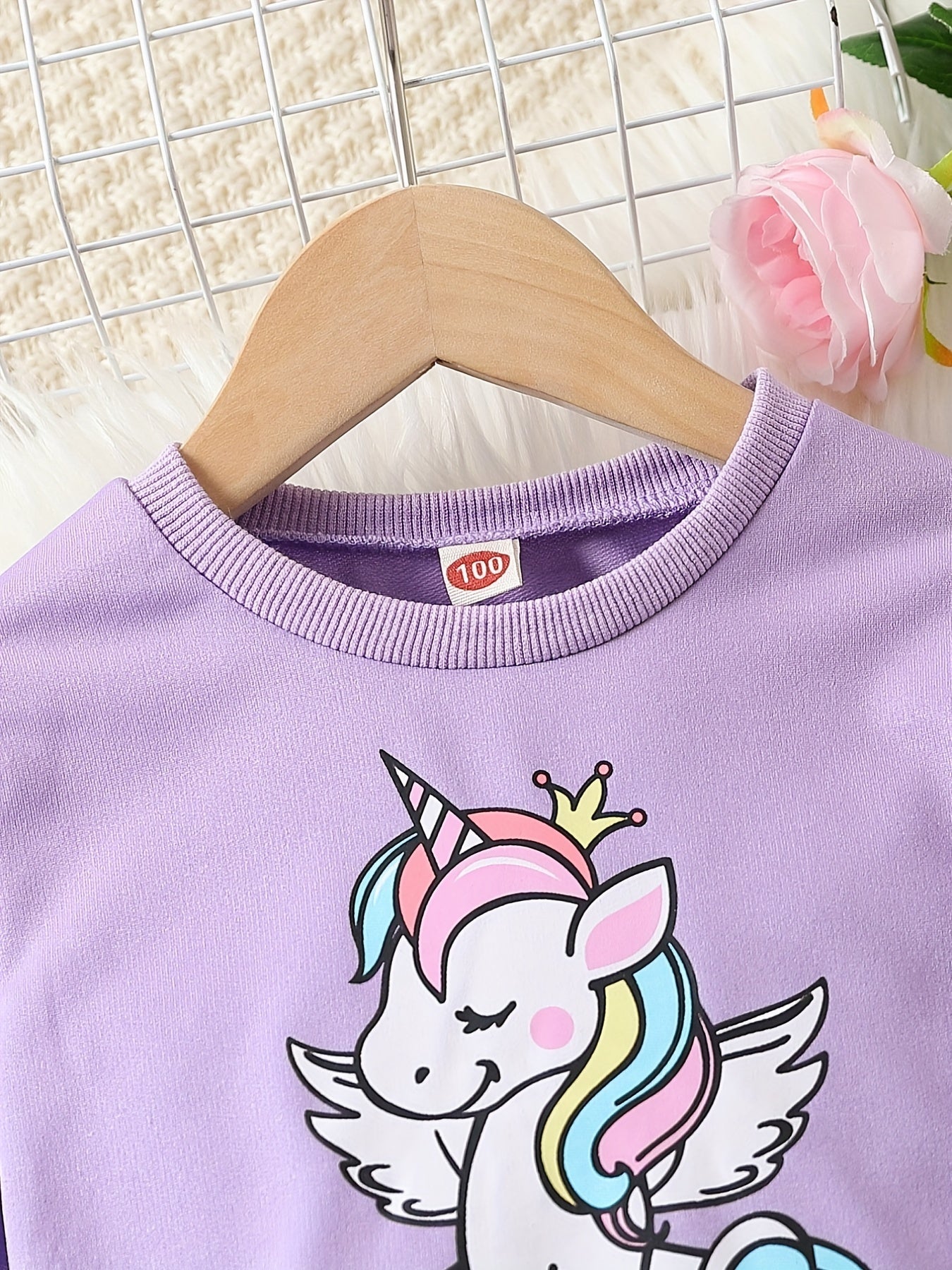 Adorable Unicorn Midi Dress - Comfortable, Season-Ready with Tulle Detailing, Ideal for Girls Good Vibrations