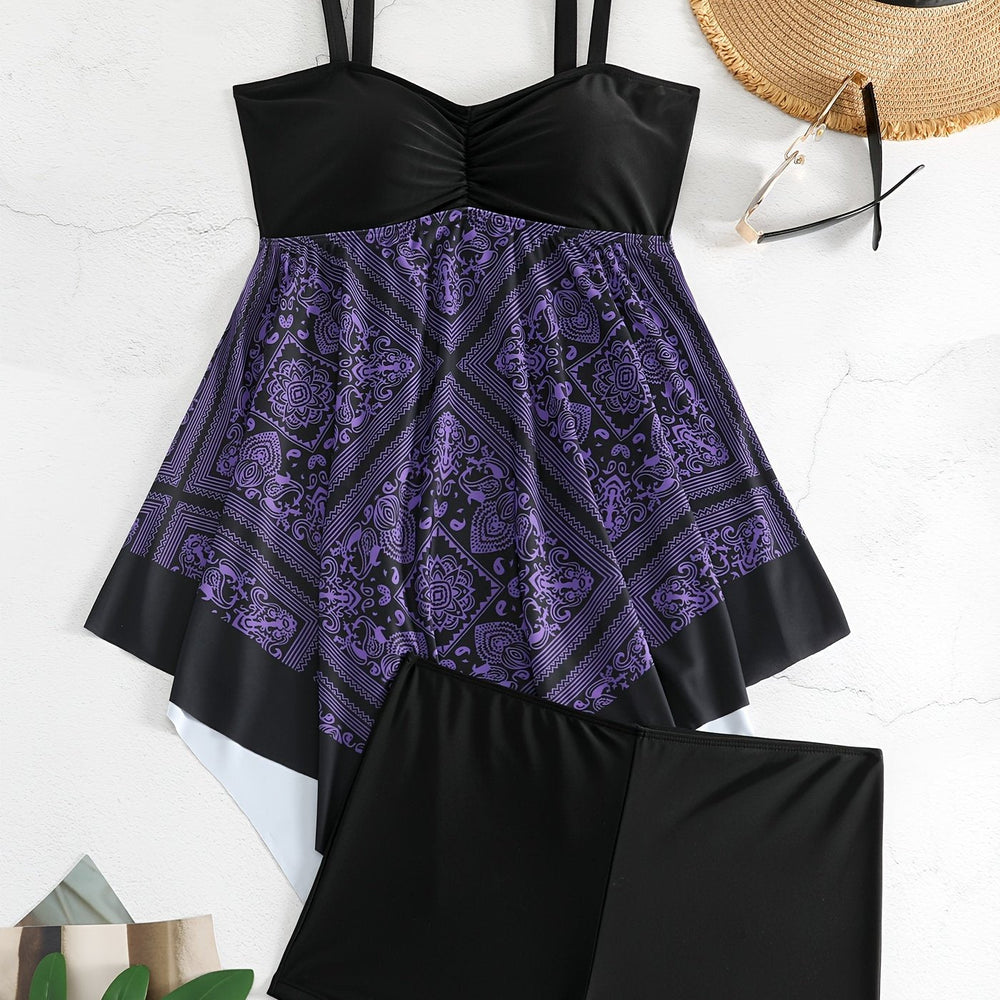 [Sexy Swimsuit] Sexy Plus Size Women's One-Piece Printed Swimsuit | Printed Swimwear Good Vibrations