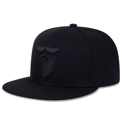 Ideal Choice for Gifts Men's Casual Embroidered Beard Baseball Cap Good Vibrations