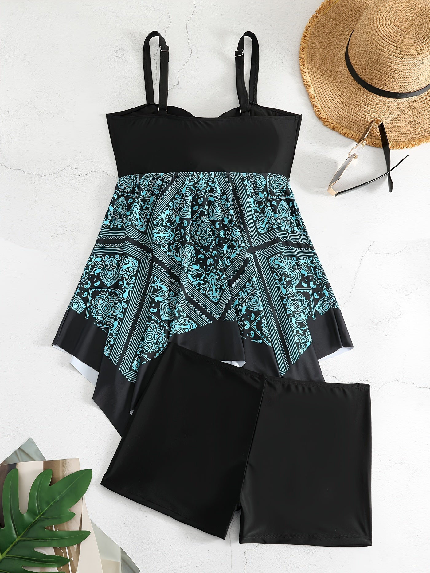 [Sexy Swimsuit] Sexy Plus Size Women's One-Piece Printed Swimsuit | Printed Swimwear Good Vibrations