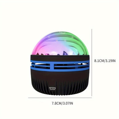 1PC Northern LED Lights Indoor Atmosphere Light Creative home decoration cartoon novel LED small desk lamp, Night Sky Night Light, Wonderful Ambientemotion lamp for bedroom, living room, game room, sleep companion night lamp, Good Vibrations