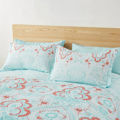 5/7pcs Bed In A Bag Bohemian Pattern Comforter And Sheet Set, Twin/Full/Queen/King Size Comforter Set, Soft Microfiber Lightweight Bedding Set For All Seasons Good Vibrations